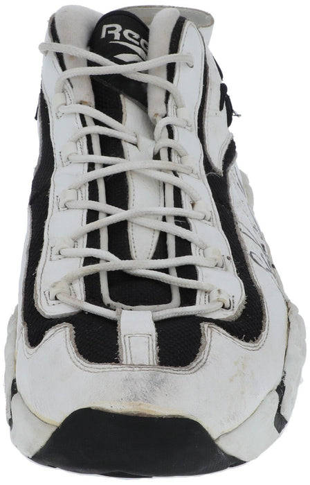 1996 Sam Perkins Game-Used Twice-Signed Seattle SuperSonics Reebok Sneakers BAS
