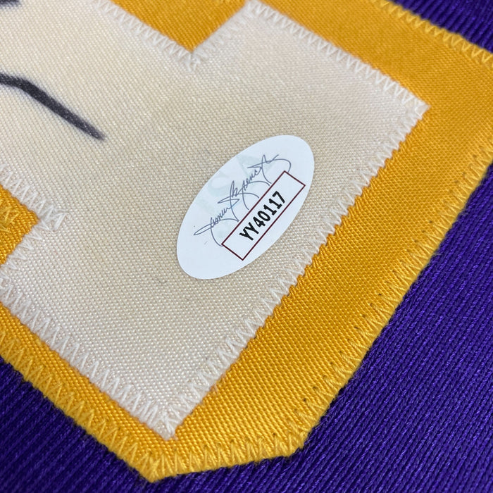 Wilt Chamberlain Signed Authentic 1971 Los Angeles Lakers Jersey JSA Graded 9