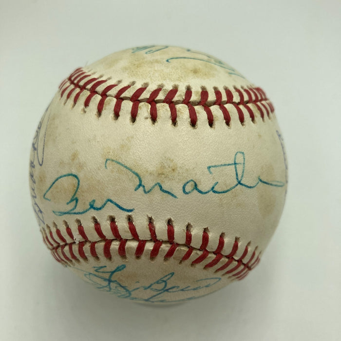 1978 Yankees World Series Champs Team Signed American League Baseball JSA COA
