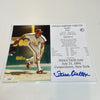 Steve Carlton Signed Hall Of Fame July 31st 1994 Induction Day Photo JSA COA