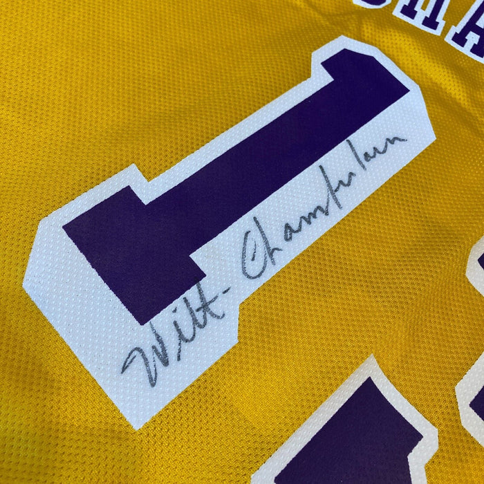 Wilt Chamberlain Signed Authentic Los Angeles Lakers Jersey PSA DNA COA