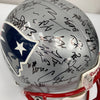 Tom Brady 2007 New England Patriots AFC Champs Team Signed Helmet 54 Sigs JSA
