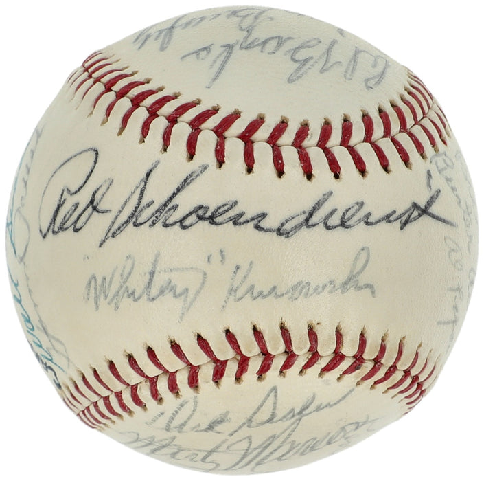1946 St. Louis Cardinals World Series Champs Team Signed Baseball JSA COA