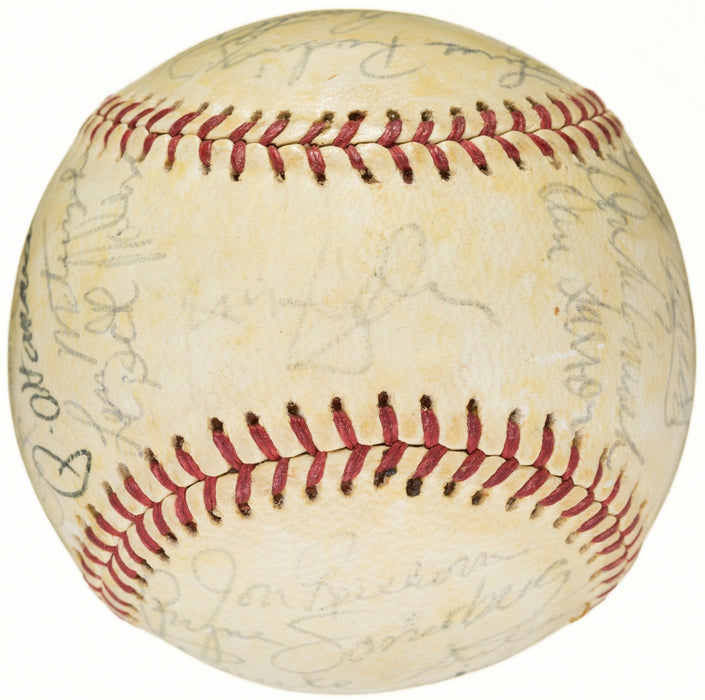 Ryne Sandberg Pre Rookie 1981 Oklahoma City 89ers Team Signed Baseball JSA COA