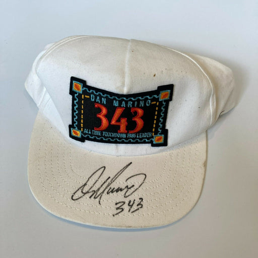 Dan Marino "343 Touchdown Leader" Signed Hat UDA Upper Deck Hologram