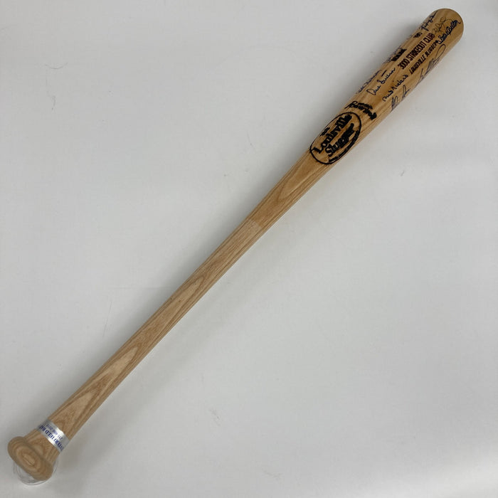 Nolan Ryan Tom Seaver  3,000 Strikeout Club Signed Baseball Bat Beckett COA