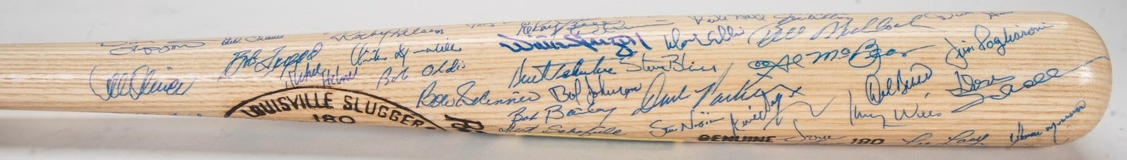 Pittsburgh Pirates Hall Of Fame & Legends Signed Bat 50 Sigs! With Beckett COA