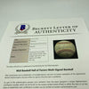 Stunning 1950's Mickey Mantle Ted Williams Willie Mays Signed Baseball Beckett