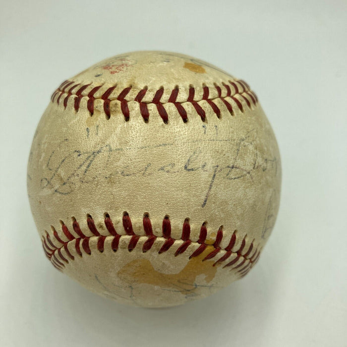 Historic 1956 World Series Don Larsen Perfect Game Signed Game Used Baseball BAS