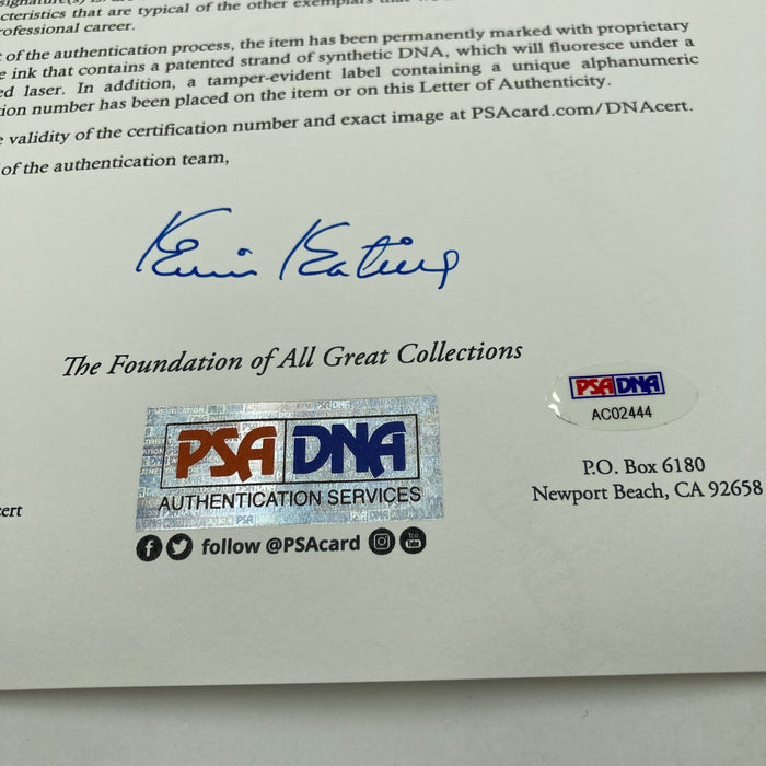 1994 All Star Game National League Team Signed Baseball Barry Bonds PSA DNA COA