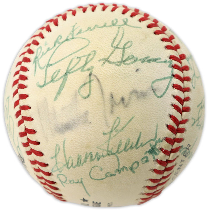 Sandy Koufax Hall Of Fame Multi Signed Baseball 24 Sigs PSA DNA COA