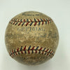 Lou Gehrig Single Signed 1925 Official American League Baseball JSA COA