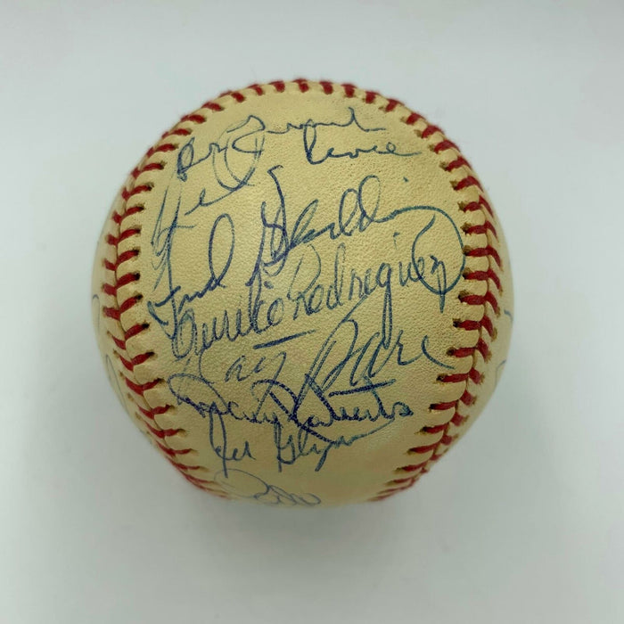Beautiful 1976 Detroit Tigers Team Signed Baseball 33 Sigs With JSA COA