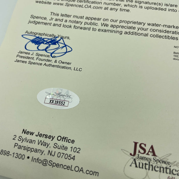 1990 Philadelphia Phillies Team Signed National League Baseball With JSA COA