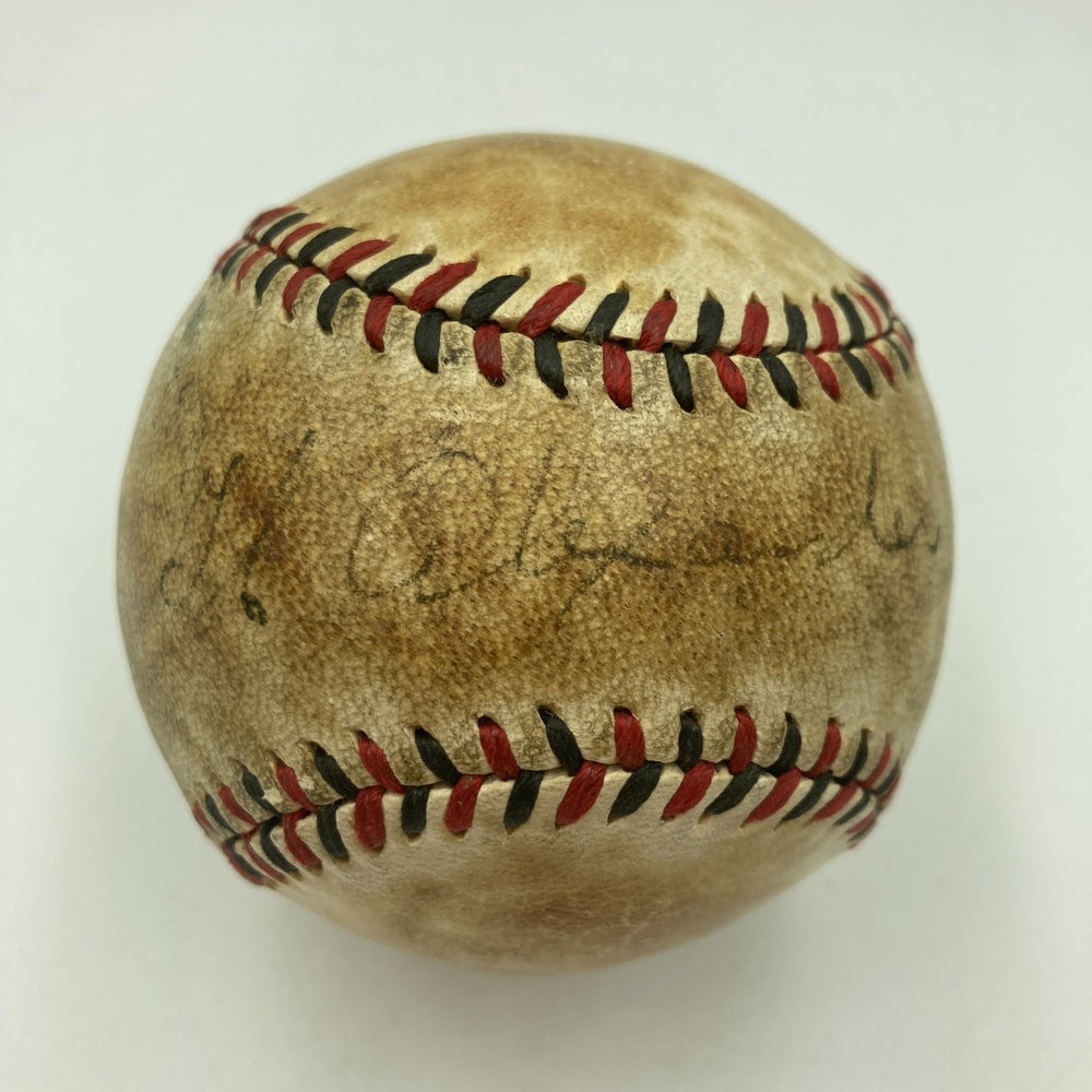 Grover Cleveland Alexander Single Signed 1929 National League Baseball JSA COA