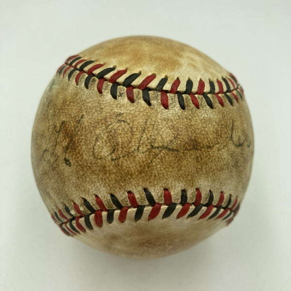 Grover Cleveland Alexander Single Signed 1929 National League Baseball JSA COA