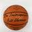 1956-1957 Boston Celtics  NBA Champs Team Signed Basketball JSA COA