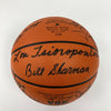 1956-1957 Boston Celtics  NBA Champs Team Signed Basketball JSA COA