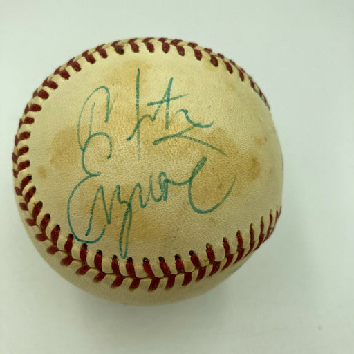 Mike Eruzione 1980 Olympic Gold Medal Signed Vintage 1970's Baseball JSA COA
