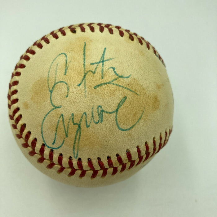 Mike Eruzione 1980 Olympic Gold Medal Signed Vintage 1970's Baseball JSA COA