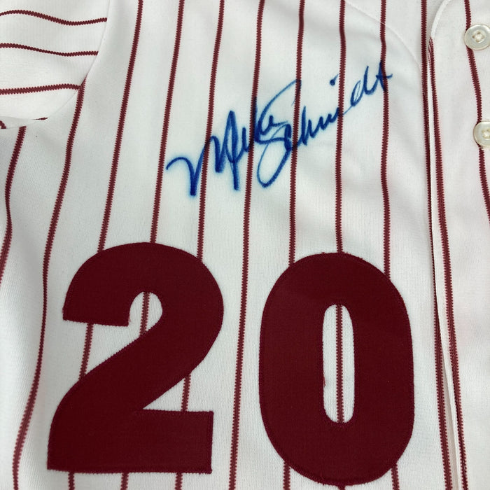 Mike Schmidt Signed 1989 Game Model Philadelphia Phillies Jersey With JSA COA