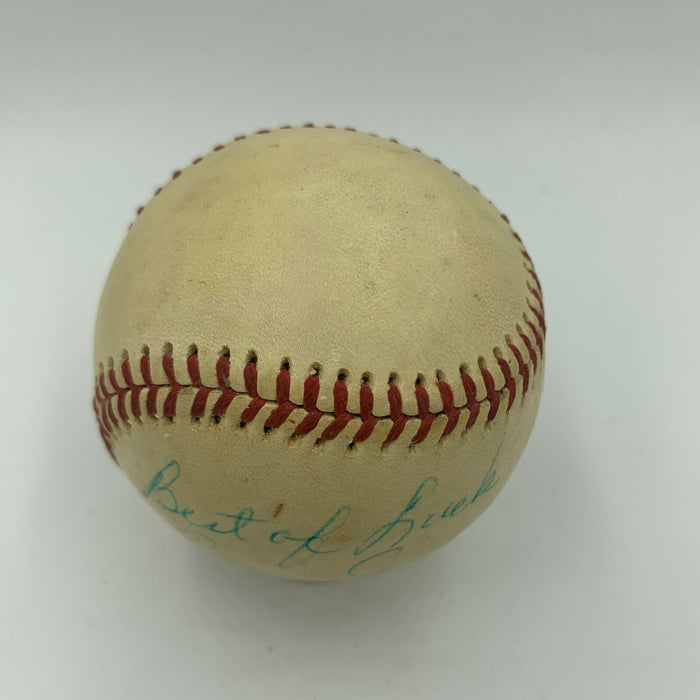 Beautiful Elston Howard Single Signed Official American League Baseball PSA DNA
