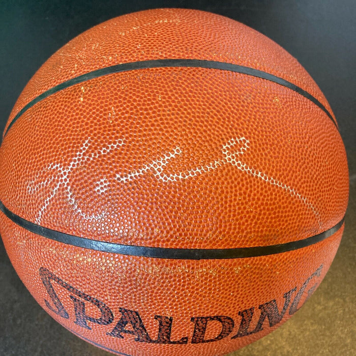 Kobe Bryant Signed Game Used Official Spalding Official NBA Game Basketball JSA