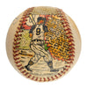 Beautiful Bill Mazeroski Hand Painted George Sosnak Folk Art Signed Baseball