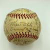 1963 Los Angeles Dodgers World Series Champs Team Signed Baseball Koufax JSA COA