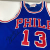Wilt Chamberlain Signed Mitchell & Ness 1966-67 Philadelphia Warriors Jersey PSA