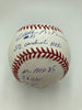 Willie McGee Signed Heavily Inscribed STAT Baseball JSA Certified