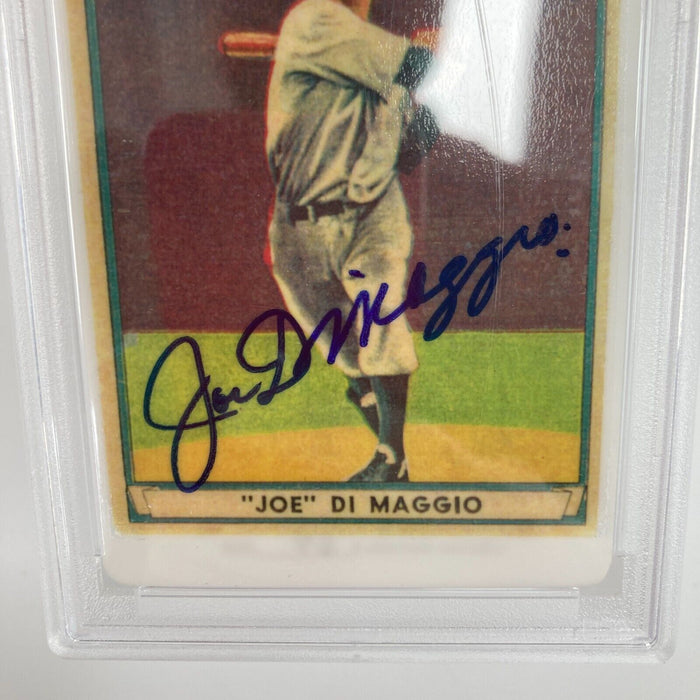 1941 Play Ball Joe Dimaggio Yankee Clipper Signed Porcelain Card PSA 10 GEM MINT