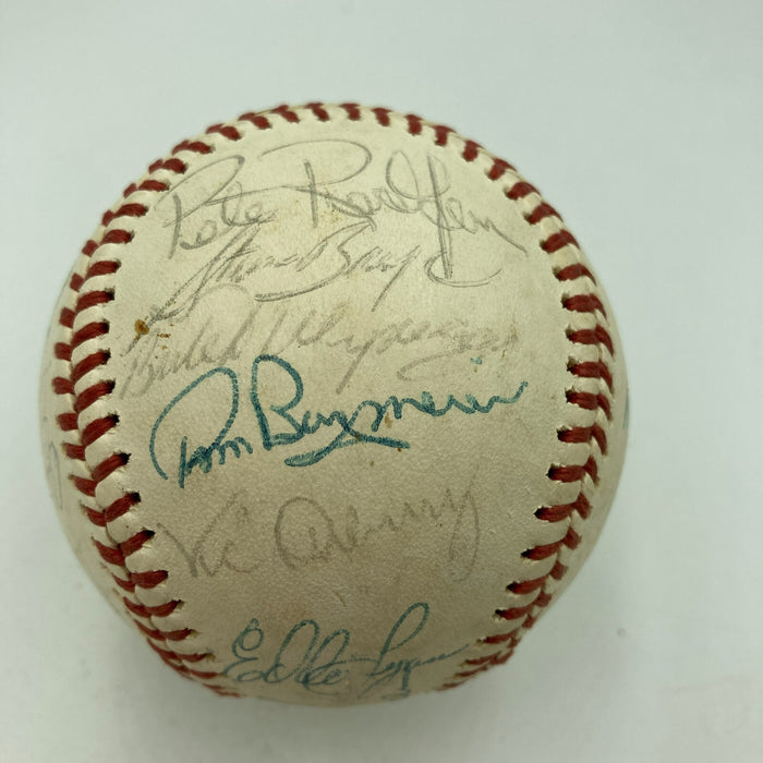 1976 Minnesota Twins Team Signed American League Baseball Beckett COA
