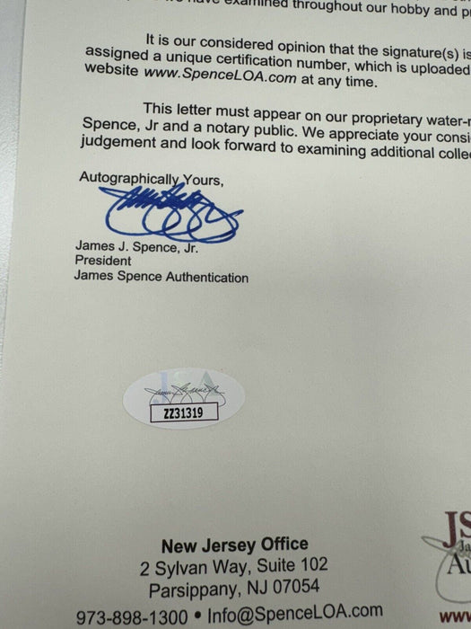 Magnificent President Donald Trump Full Name Signed Large 20x30 Photo JSA COA