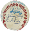 1953 New York Yankees World Series Champs Team Signed Baseball Mickey Mantle BAS