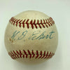 William (Bill) Eckert Single Signed Baseball 4th Commissioner Of Baseball JSA