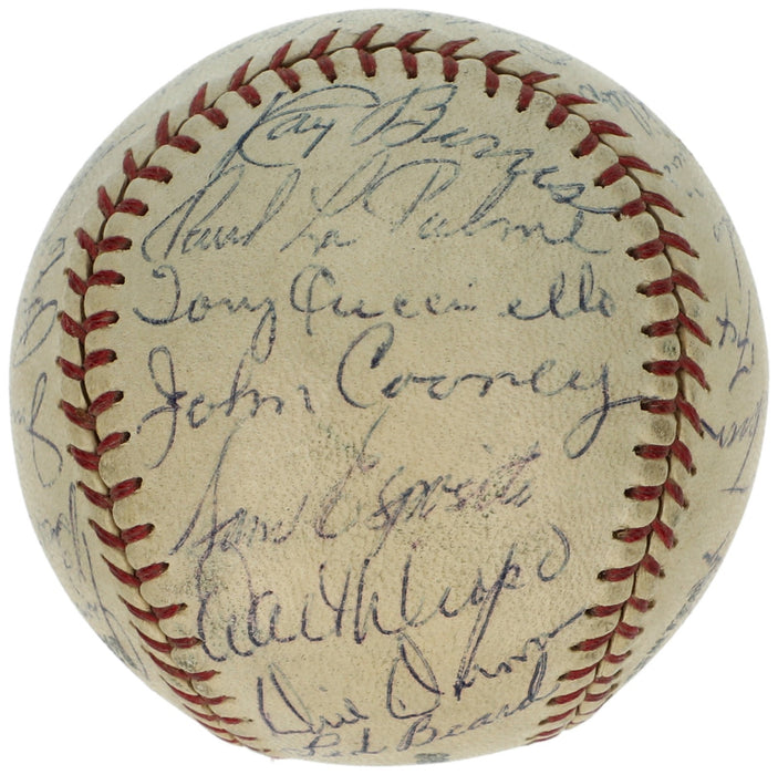 Nellie Fox 1957 Chicago White Sox Team Signed Baseball PSA DNA COA