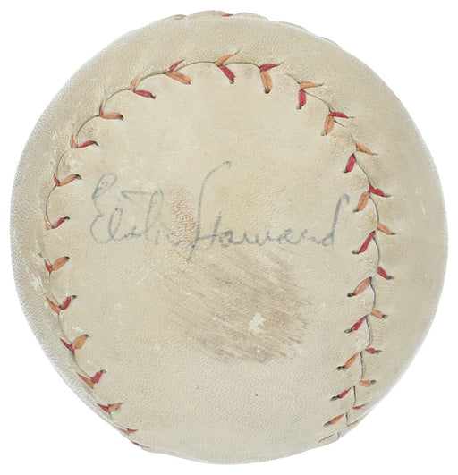 Elston Howard Single Signed 1960's Baseball JSA COA