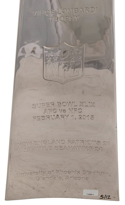 Tom Brady Signed Full Size Super Bowl LI Vince Lombardi Trophy Beckett COA #5/12