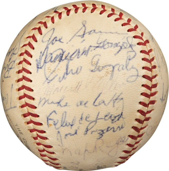 Roberto Clemente 1960's San Juan Senadores Team Signed Baseball PSA DNA COA