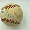 Frank Crosetti New York Yankees 1932-1968 Signed American League Baseball JSA