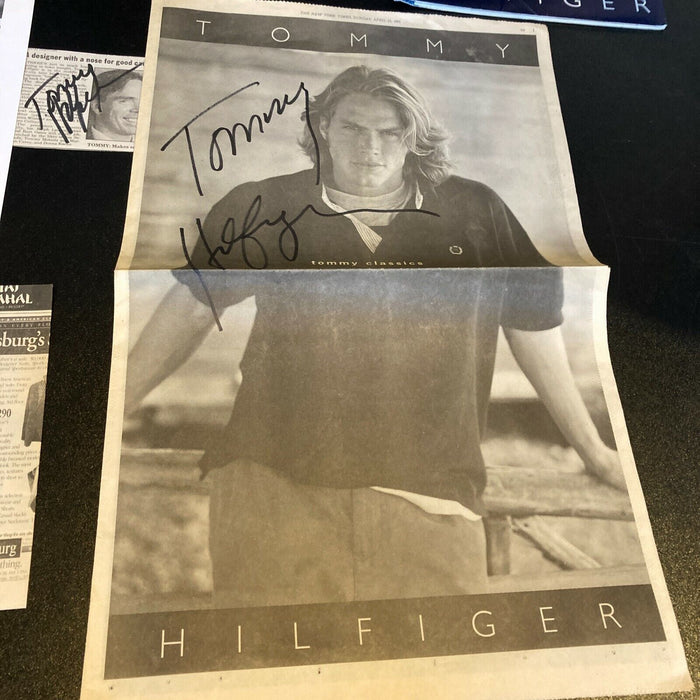 Lot Of (9) Tommy Hilfiger Authentic Signed Autographed Photos