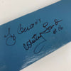 Yogi Berra Phil Rizzuto Enos Slaughter & Whitey Ford Signed Seatback JSA COA