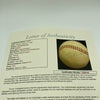 Jack Brickhouse Signed Vintage 1950's National League Giles Baseball JSA COA