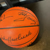 Red Auerbach John Havlicek Bob Cousy Celtics Legends Signed Basketball JSA COA