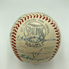 1952 All Star Game Team Signed Baseball Satchel Paige Mickey Mantle JSA COA