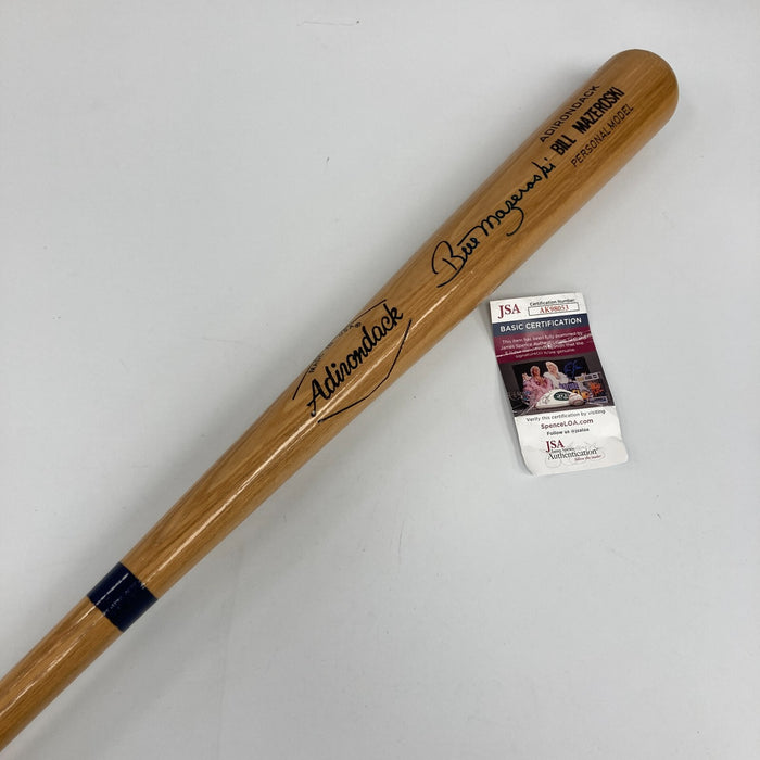 Bill Mazeroski Signed Adirondack Game Model Baseball Bat JSA COA
