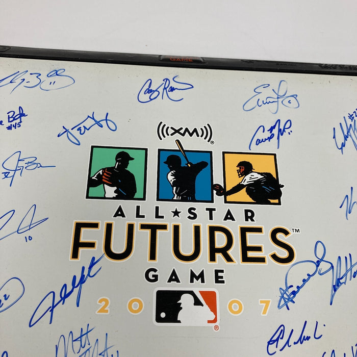 Clayton Kershaw Rookie 2007 All Star Game Team Signed Home Plate MLB Authentic