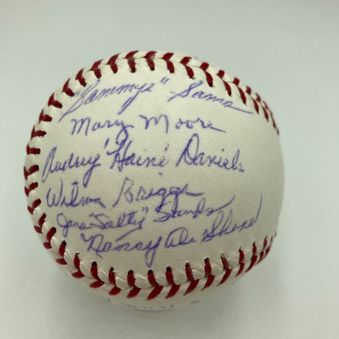 Rare A League Of Their Own AAGPBL  Multi Signed Baseball 23 Signatures