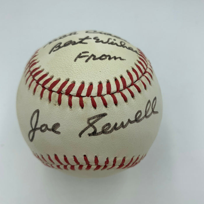 Joe Sewell Signed Vintage American League Macphail Baseball JSA COA